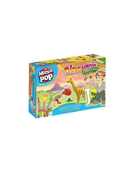 Masa Pop Copa Pop En Colores-dinomania Esqueletos J4001-j4005 Chiki -b48-