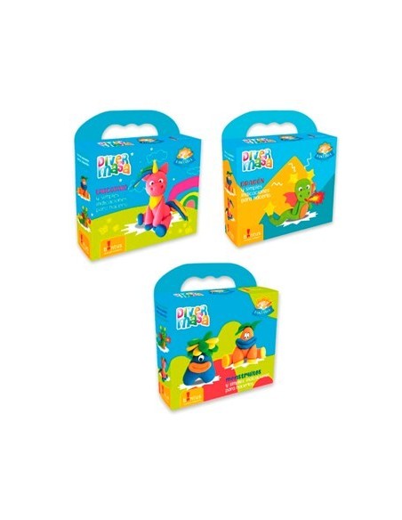 Masa Para Modelar En Caja Divermasa 470-471-472  Bon01