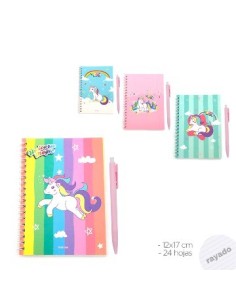 Libreta 12x17 C-esp  Boligrafo Trendi Fantasia 11972-15227-15132 15455-15457 Tar02