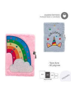 Diario Intimo 15x21 C-boligrafo Peluche Trendy 15223 15032-15035-15037 Tar02