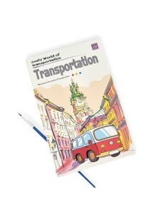 Libreta P/pintar C/acuarela +pincel X 12 Hjs 25646 Col01