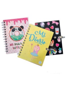 Diario Intimo 13x18 C- Esp  Glitter Magia 1049 Rey02