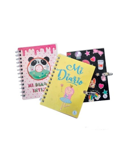Diario Intimo 13x18 C- Esp  Glitter Magia 1049 Rey02