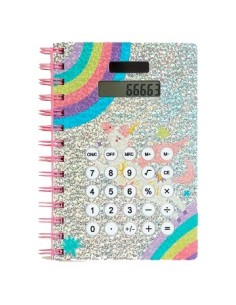 Libreta 18x13 5cm Holografica C-calculadora Bb20343 Sf01