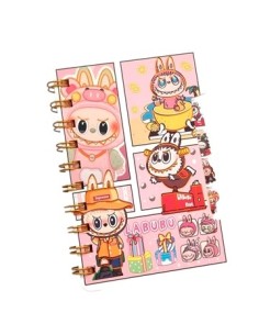 Labubu Libreta 14cm C-espiral C-separador  Bb-03245 Sf01