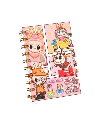 Labubu Libreta 14cm C-espiral C-separador  Bb-03245 Sf01